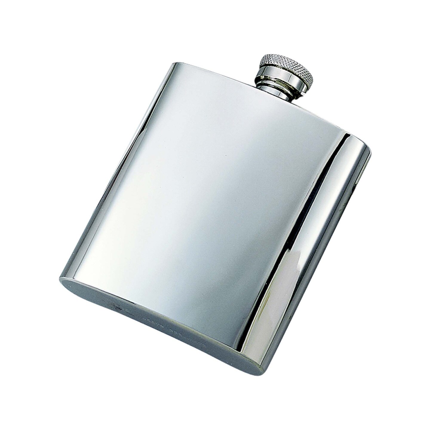 Contemporary Home Living 5.25" Plain Designed Stainless Steel Flask