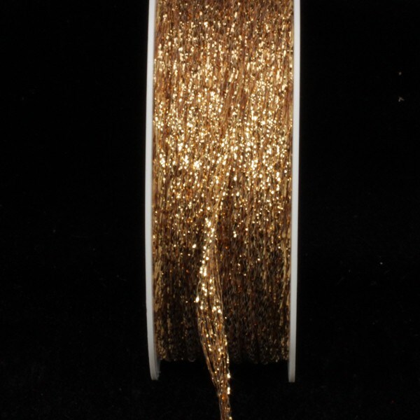 The Ribbon People Gold Metalized Fine Angel&#x27;s Hair Cording Craft Ribbon 220 Yards