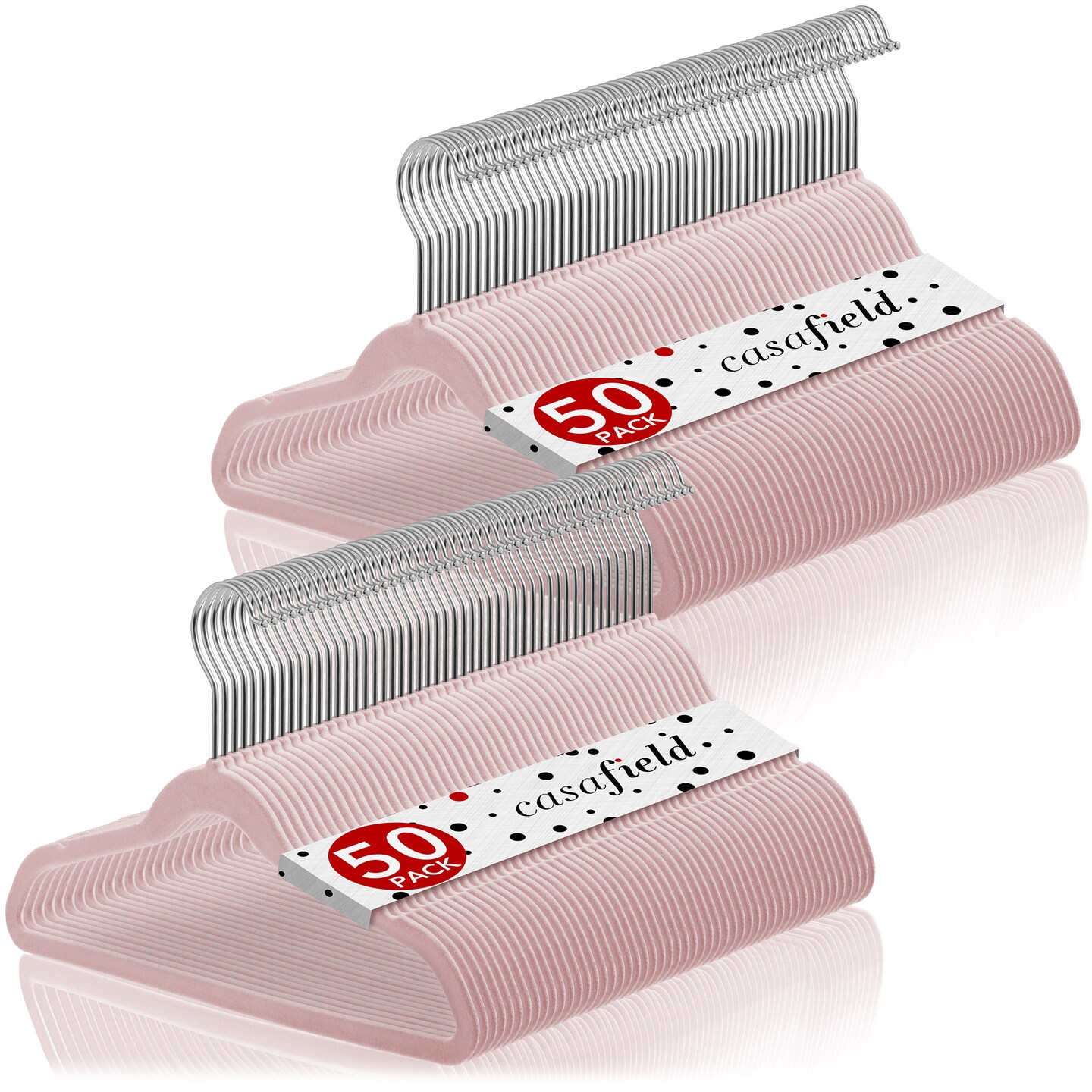 Casafield 100 Velvet Kid's Hangers - 14" Size for Children's Clothes