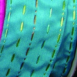 The Ribbon People Blue Woven Lines Wired Craft Ribbon 1.5" x 27 Yards