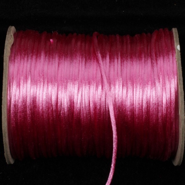 The Ribbon People Pink Solid Satin Cording Craft Ribbon 0.25&#x22; x 144 Yards
