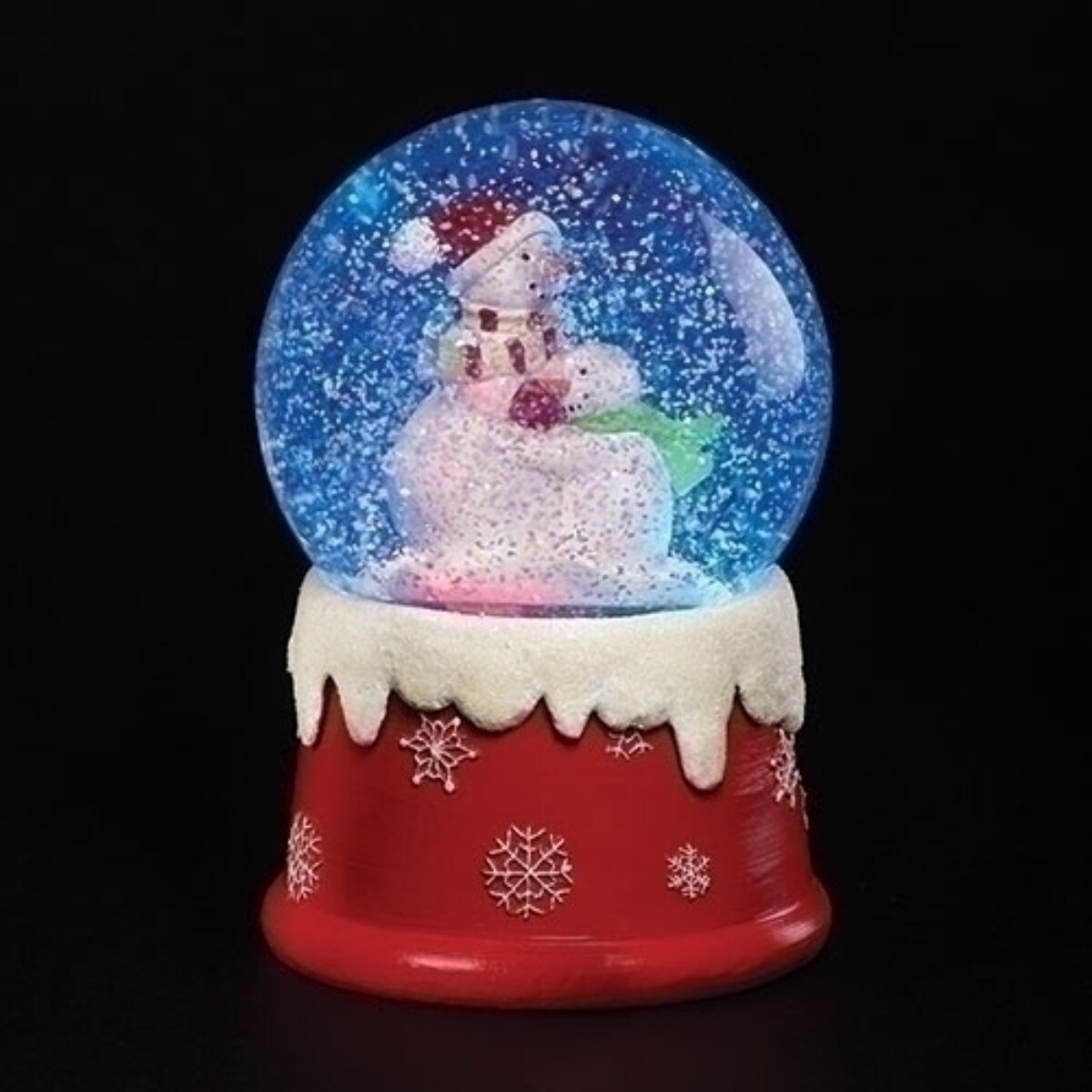 Roman LED Snowman store Book Snowglobe