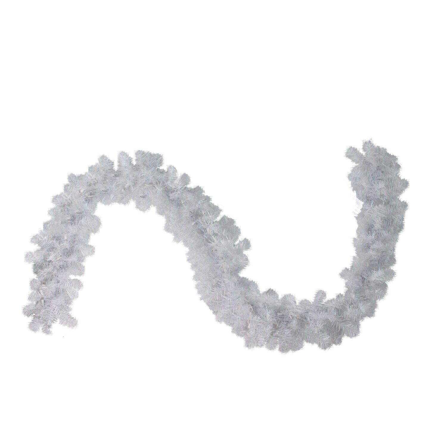 Northlight 9&#x27; x 12&#x22; White Crystal Spruce Artificial Christmas Garland - Unlit