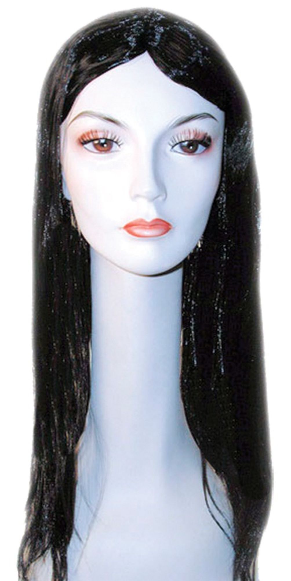 The Costume Center 22&#x22; Black and White Witch Women Adult Halloween Wig Costume Accessory