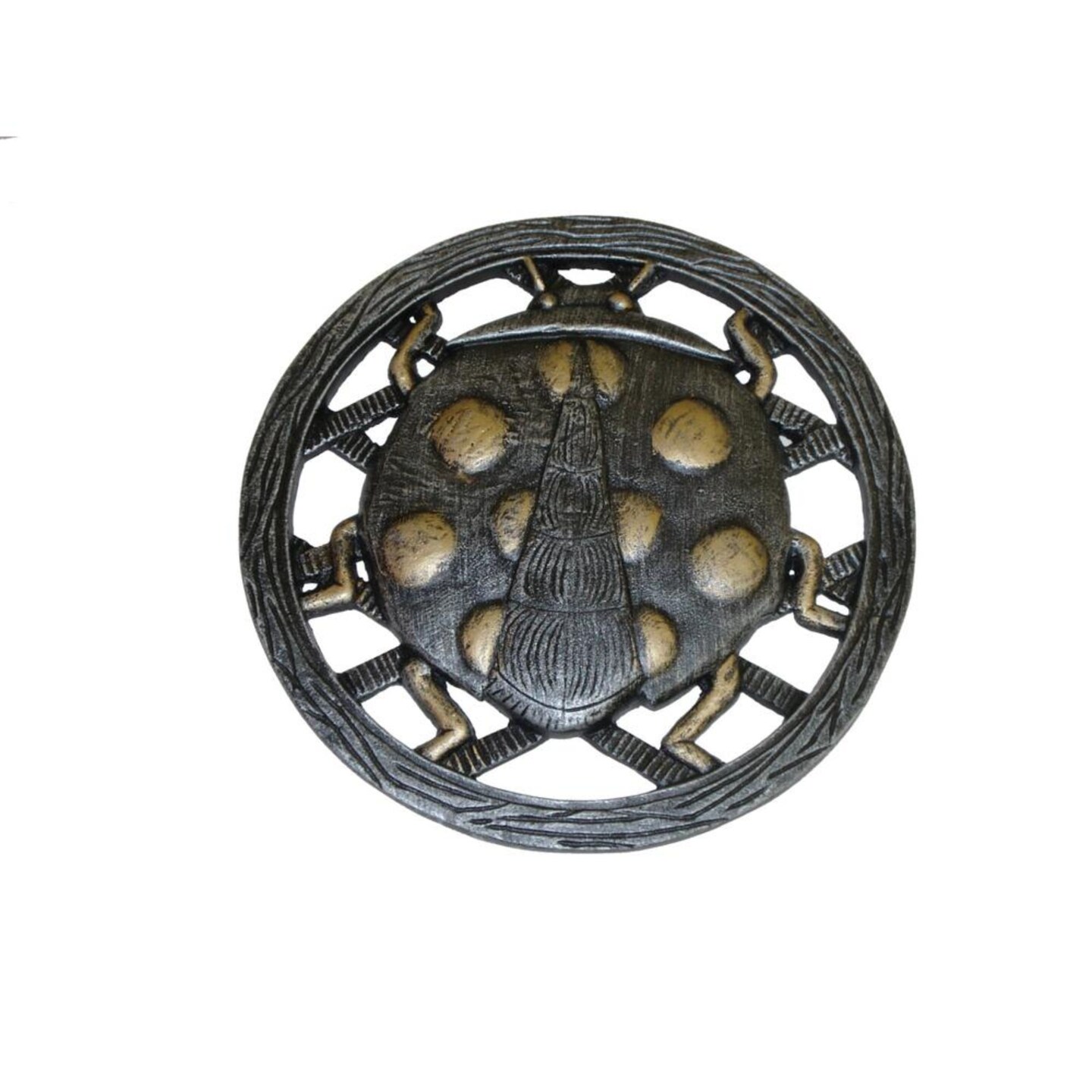 Outdoor Living and Style Stepping Stone Lady Bug - Cast Aluminum