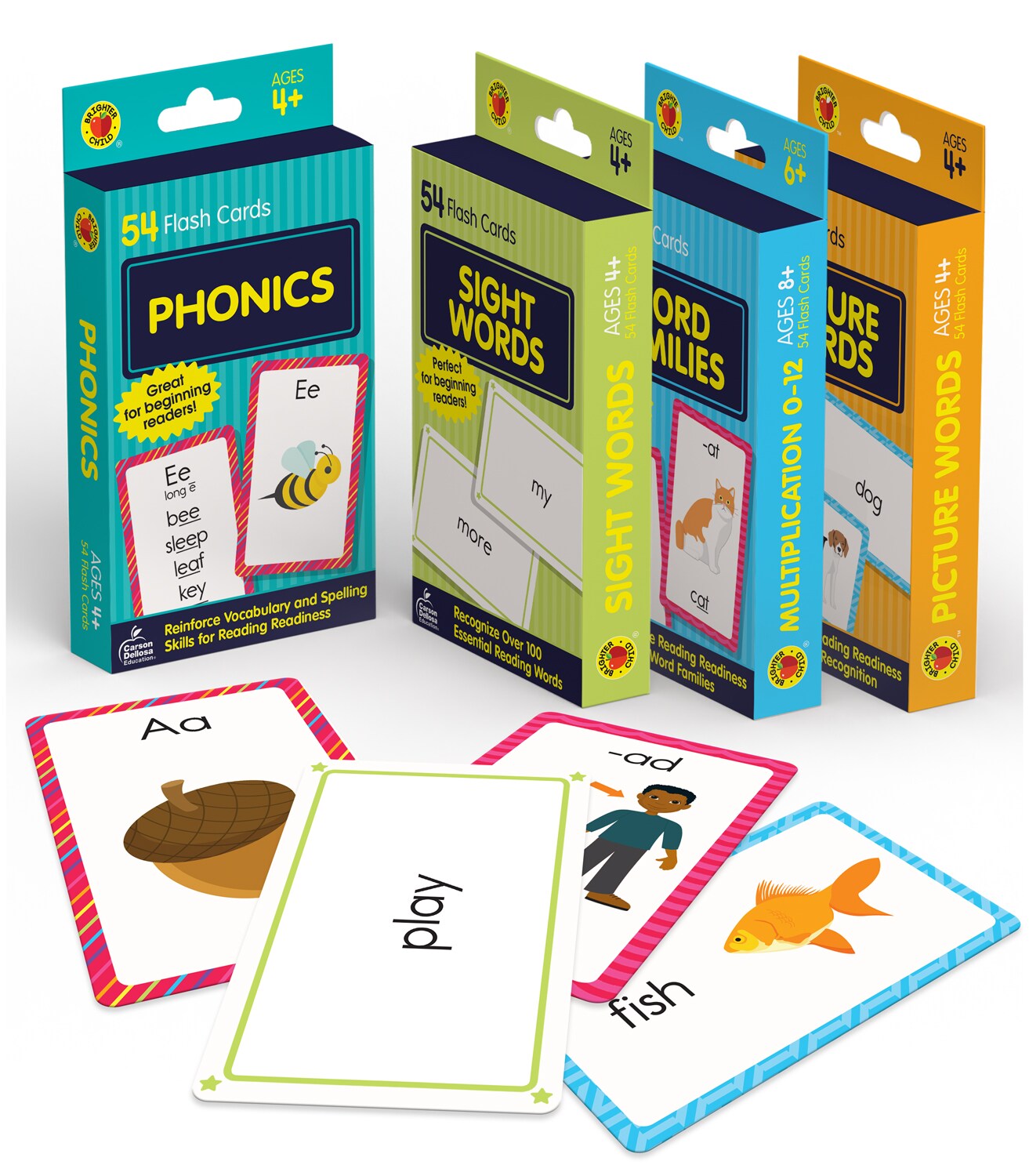 carson-dellosa-4-pack-reading-flash-cards-for-kids-ages-4-8-phonics