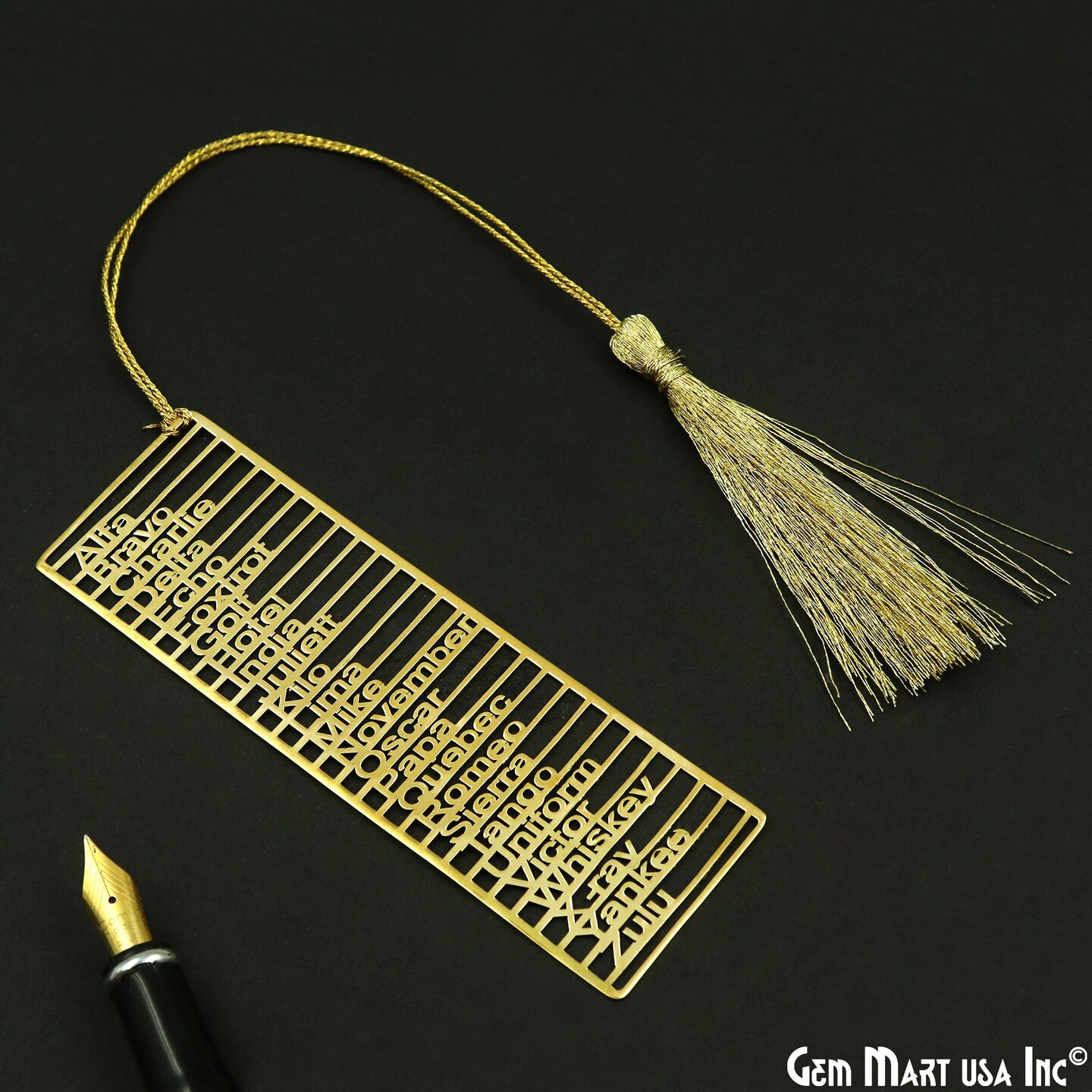 Metal Peacock Bookmark With Tassel. Gold Bookmark, Reader Gift