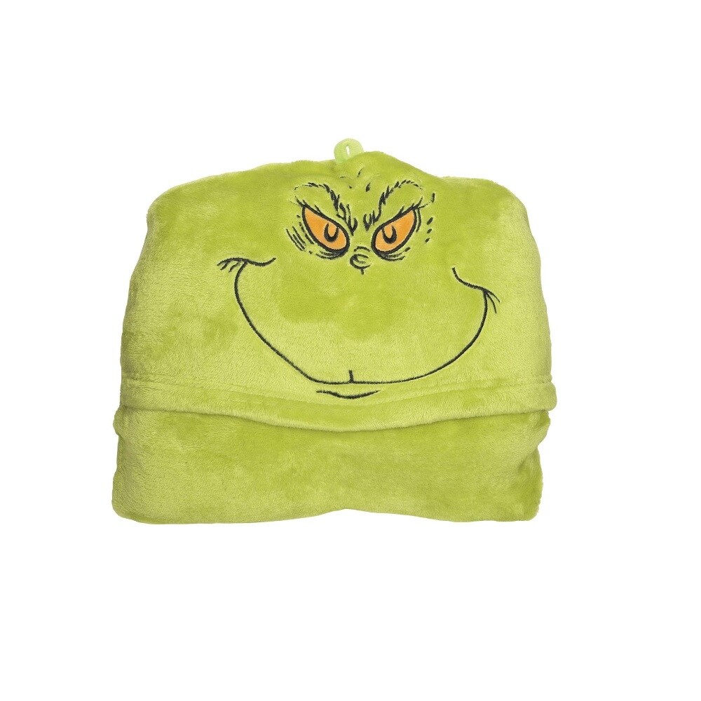 Enesco Enesco The Grinch Hooded Christmas Throw Blanket