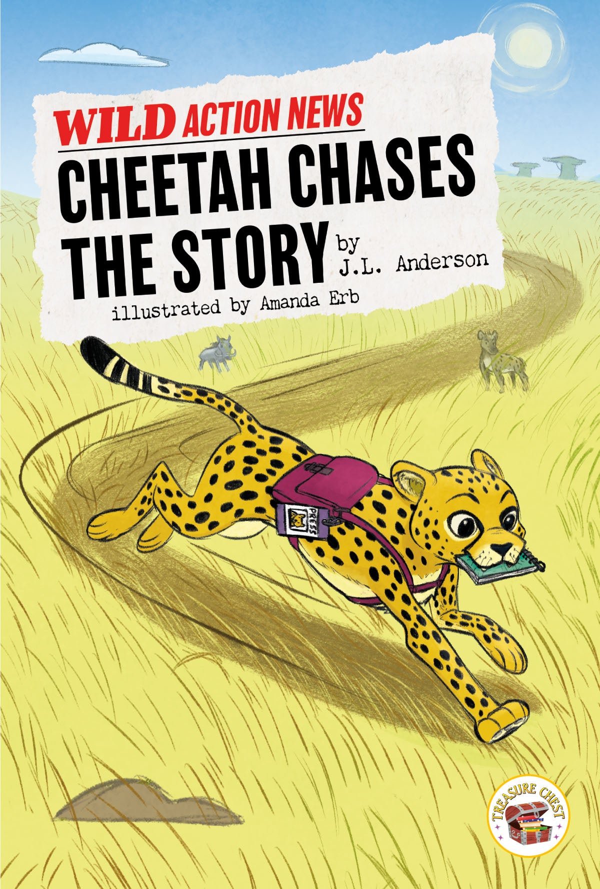 Rourke Educational Media WILD Action News Cheetah Chases the Story