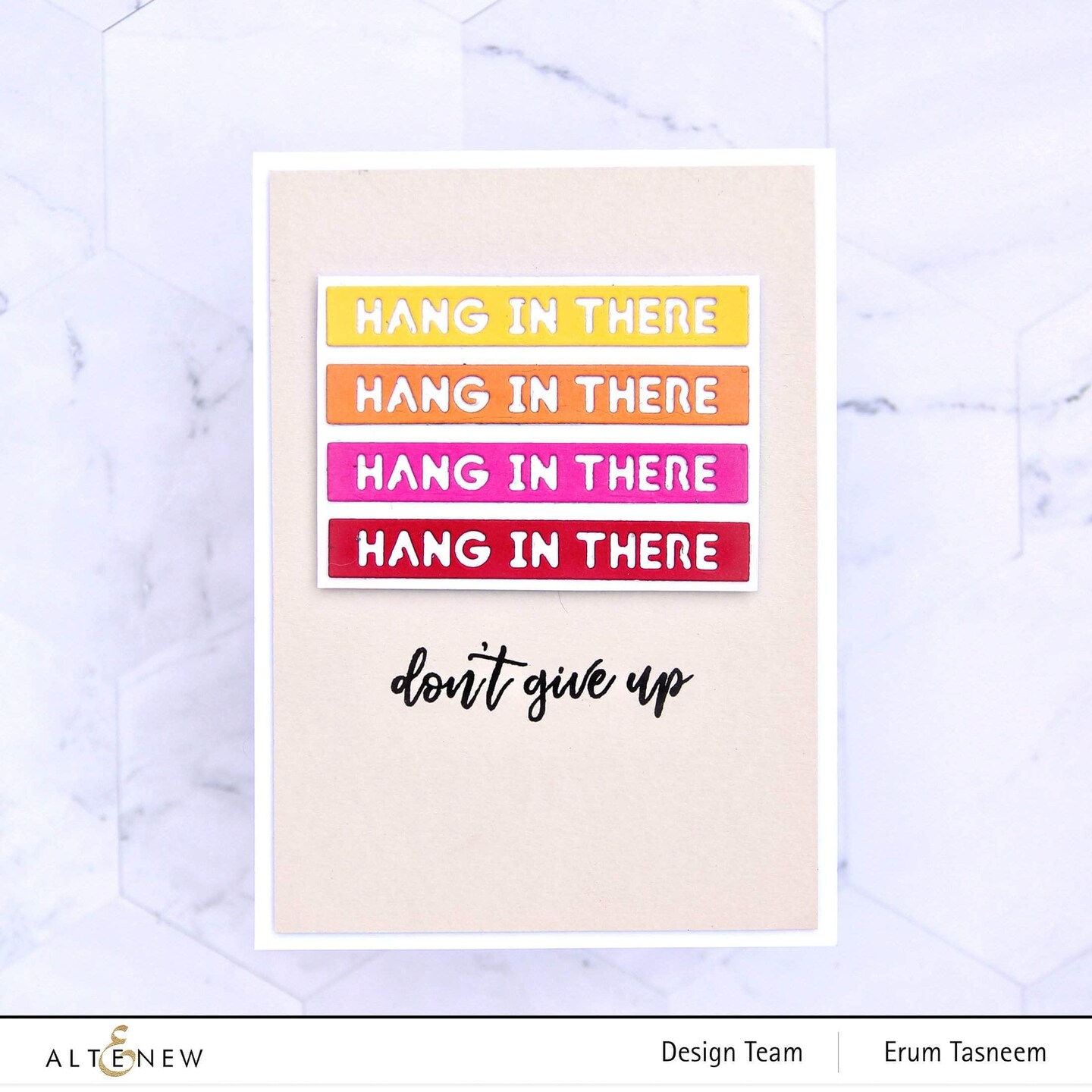 Essential Sentiment Strips Die Set