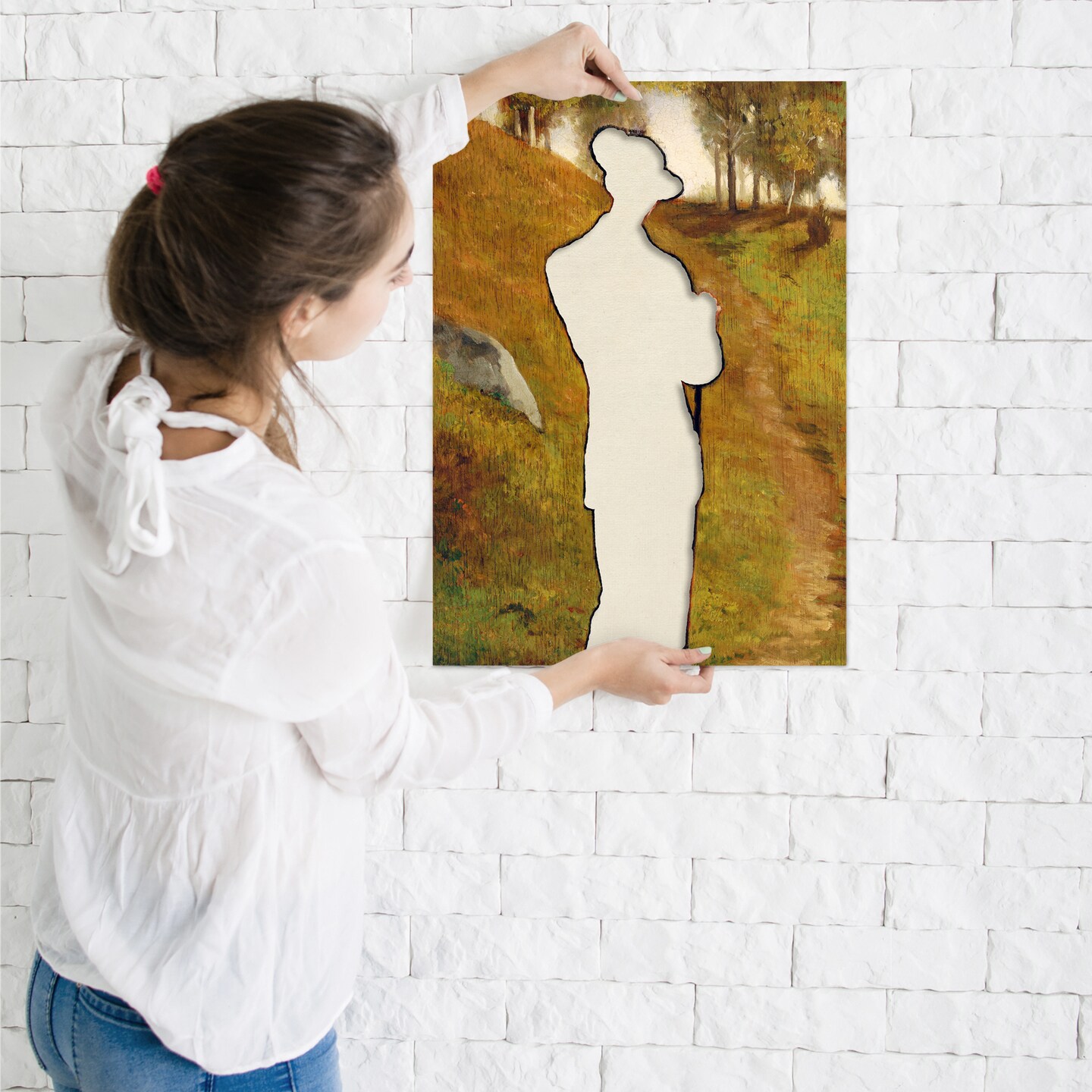 Cut Portrait by Chaos &#x26; Wonder Design  Poster Art Print - Americanflat