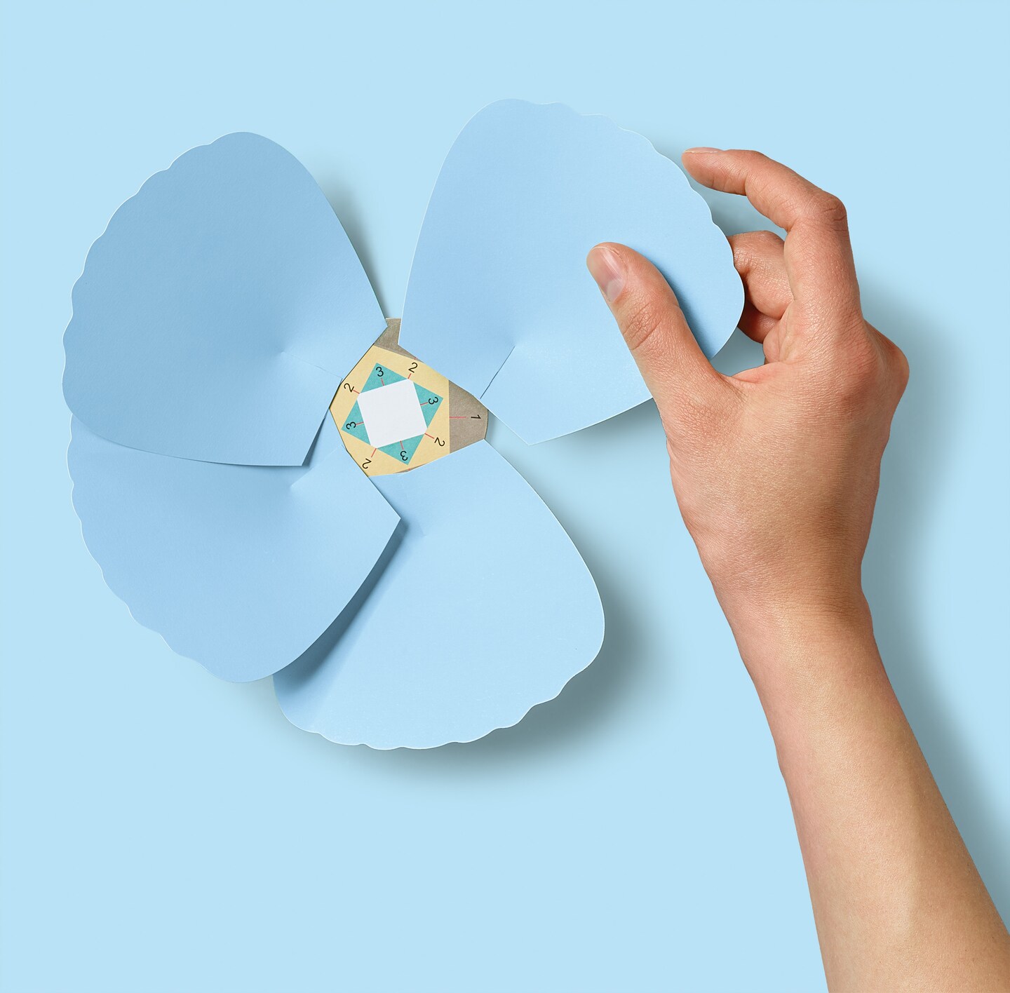 Hello Hobby Aqua Paper Flower Kit
