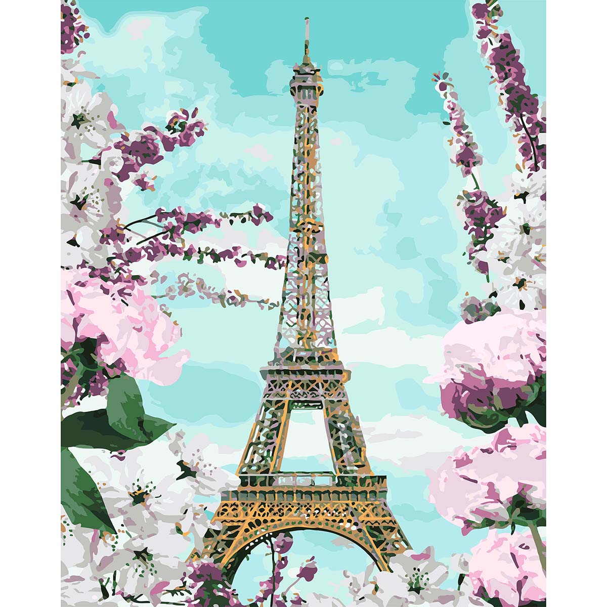 Kaiser Crafts Eiffel Tower Paint by Number Kit