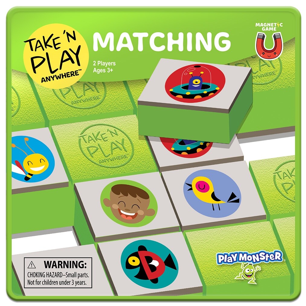 Playmonster Take &#x27;n Play Anywhere Magnetic Game-Matching