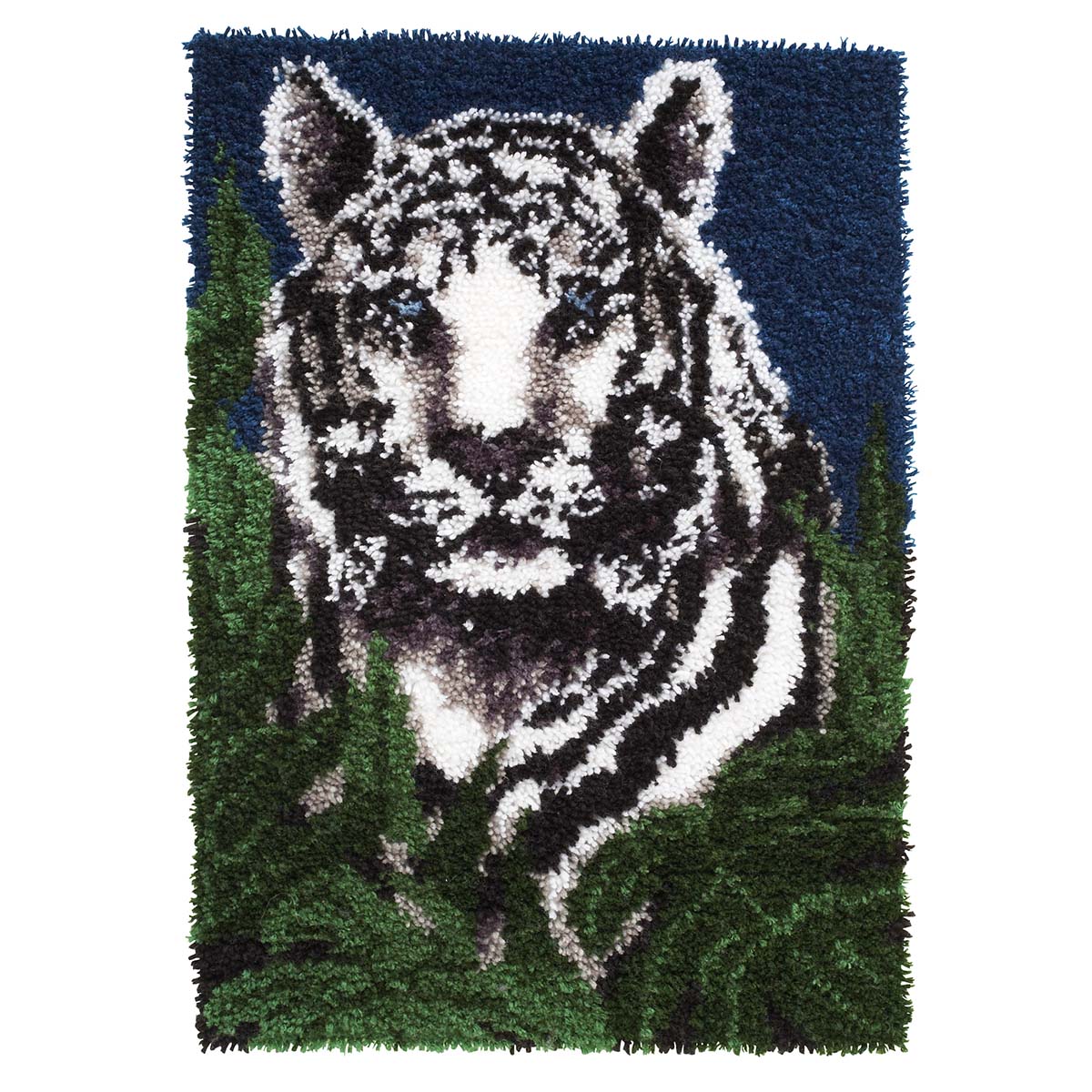 WonderArt  White Tiger Latch Hook Kit