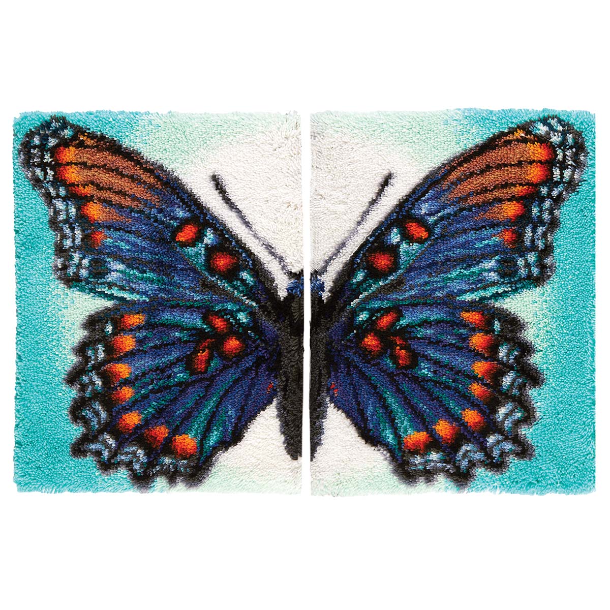 Herrschners  Bold Butterfly Latch Hook Kit