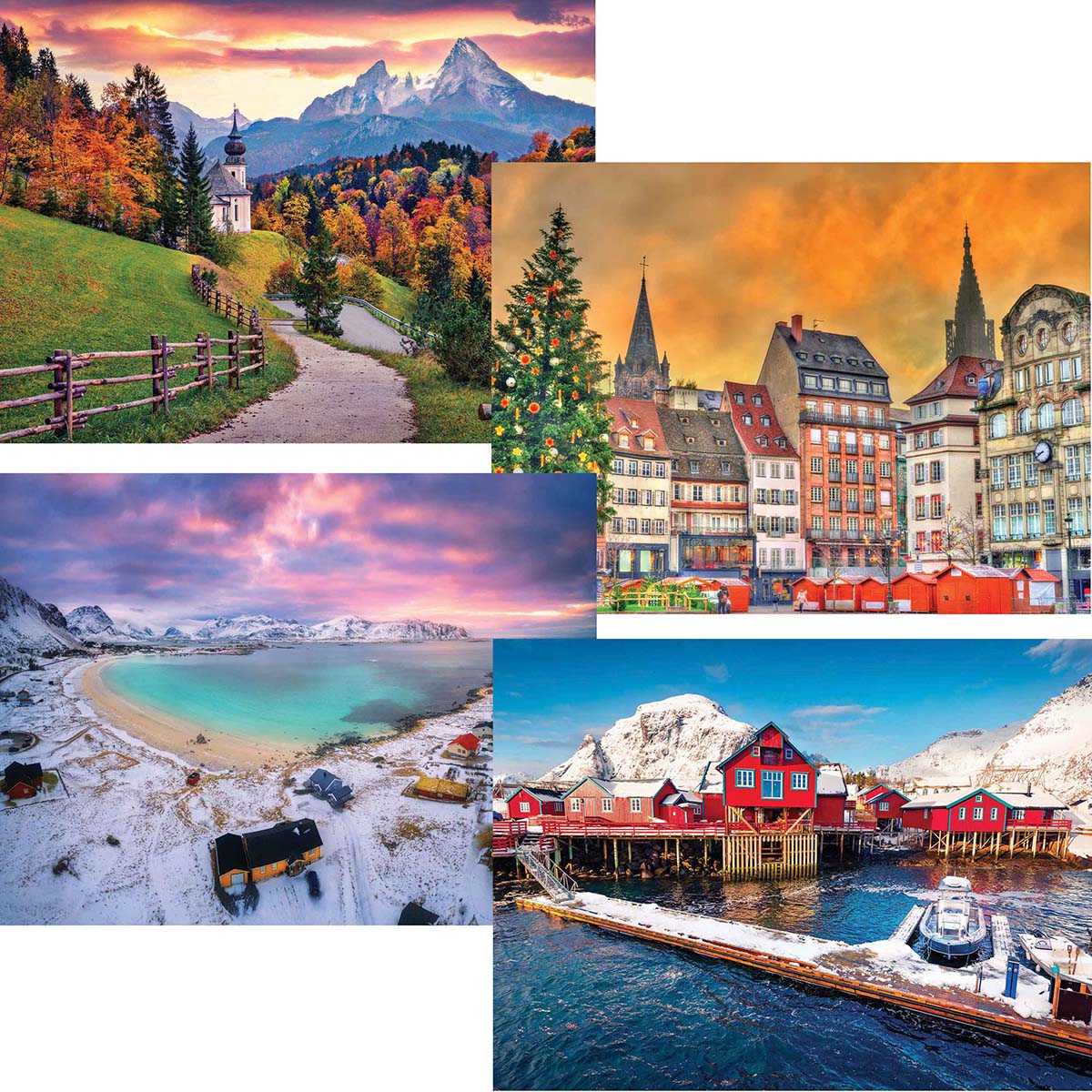 Karmin  International Photographic 4 Pack Multipack Jigsaw Puzzle