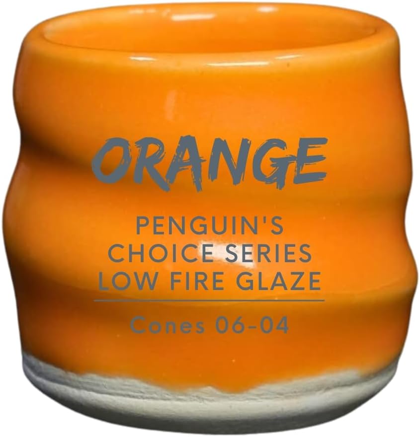 Penguin Pottery - Variety Set - Low Fire Penguin&#x27;s Choice Series - Cones 06 to 04 - Includes 8 4oz Jars