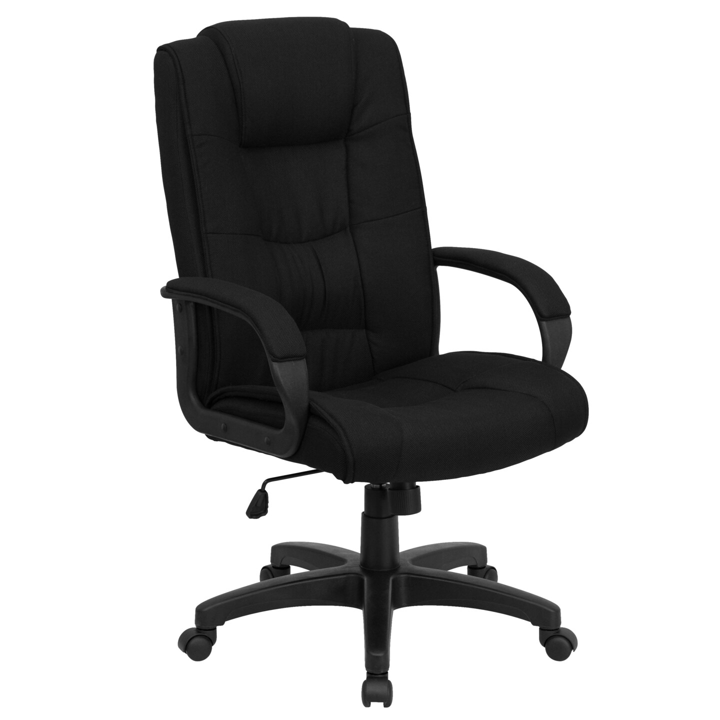 Emma and Oliver High Back Multi-Line Stitch Executive Swivel Office Chair with Arms