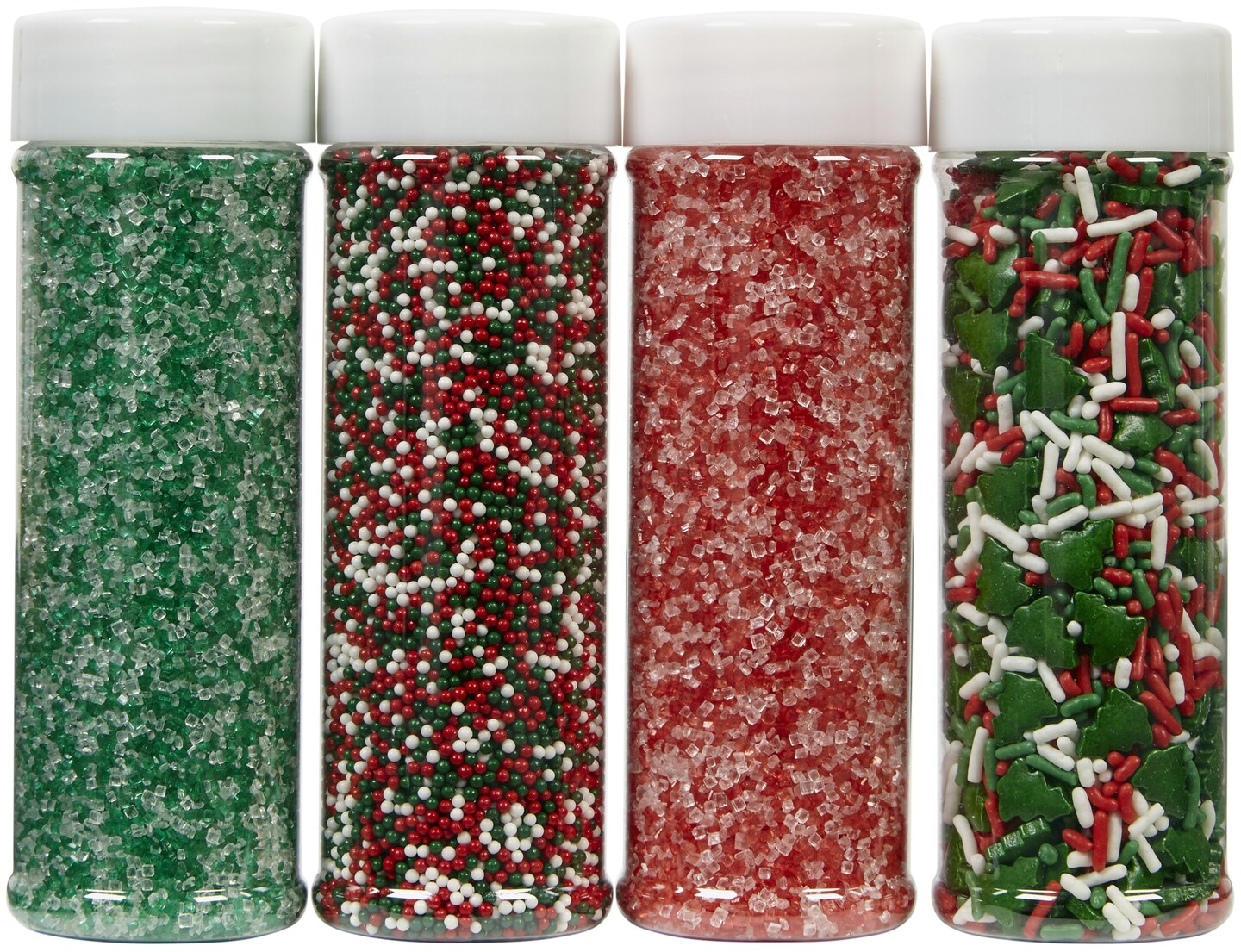 Wilton Mega Sprinkles Set 4/Pkg-Traditional Christmas