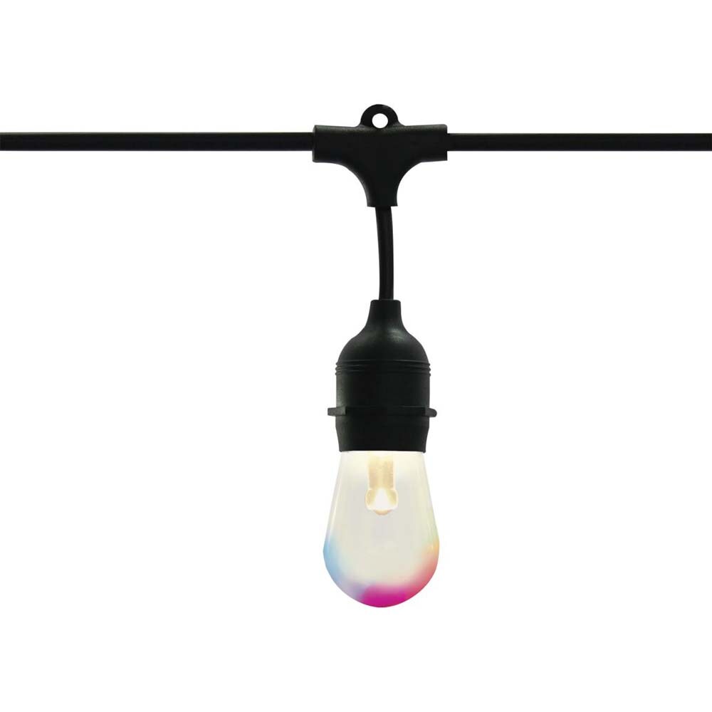 Wi-Fi 24ft RGB and Tunable White Indoor / Outdoor String Lights - Satco Starfish