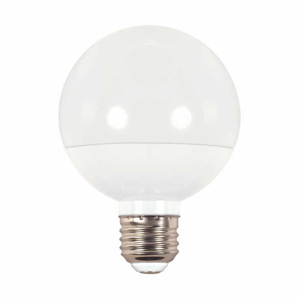 Satco 4w 120v G25 LED White E26 Medium Base 360 Lumens 5000k