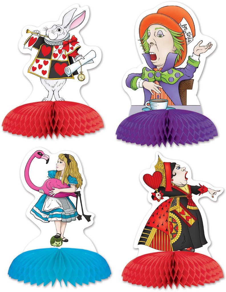 Alice In Wonderland Mini Centerpieces (Pack of 12)
