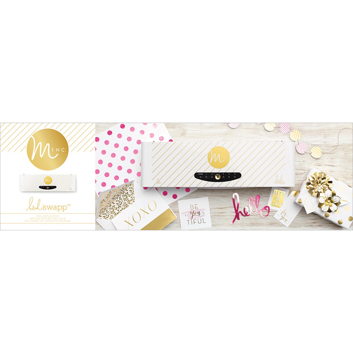 Heidi Swapp Minc Foil Applicator & Starter Kit EU Version Blush