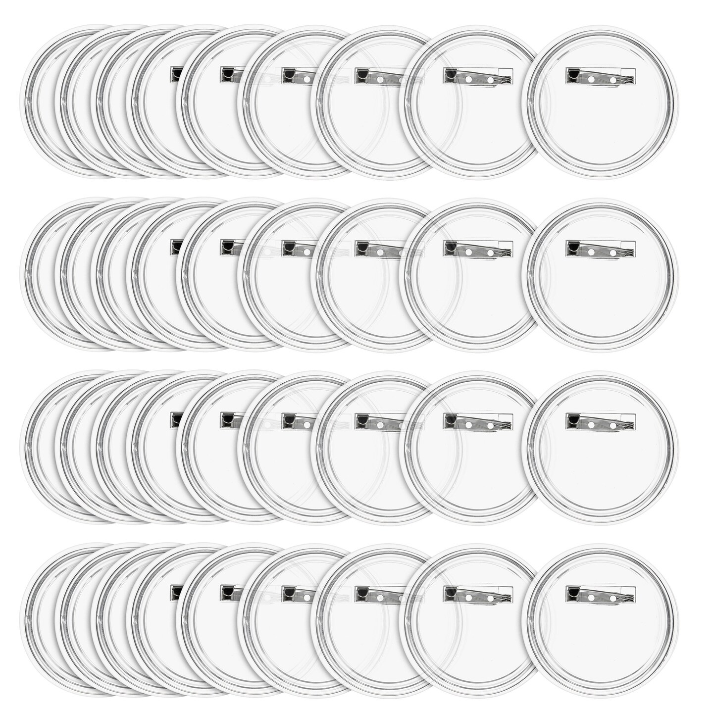 Sublimation Blank DIY Button Wooden Badge Christmas Buttons Children's Toys  Gift