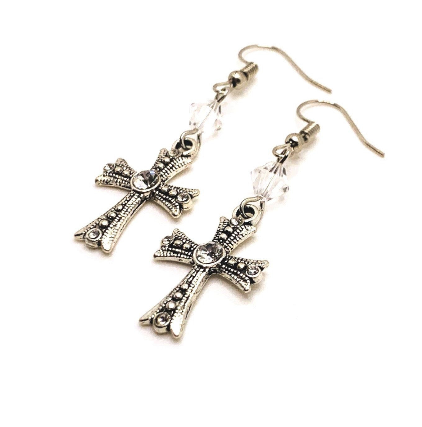 FAUX CITRINE CRYSTAL CROSSES 3