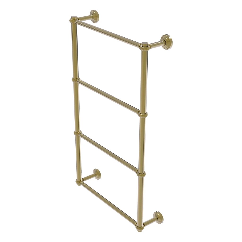 Waverly Place Collection 4 Tier 36 Inch Ladder Towel Bar With Twisted Detail - Wp-28T-36-Unl