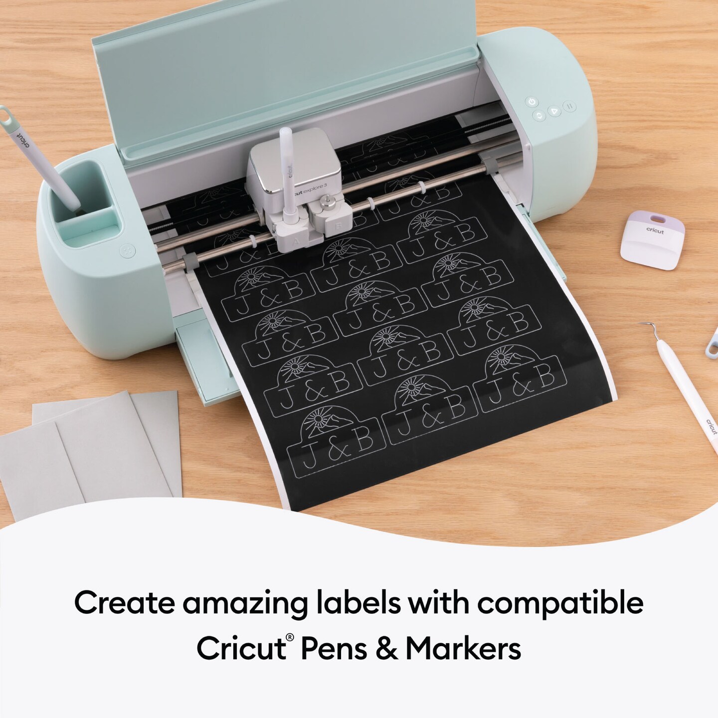 Cricut Smart Label Writable Black, White, and Transparent Permanent Vinyl Bundle