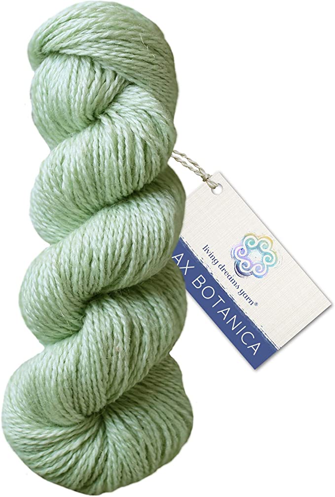 Living Dreams Flax Botanica DK Yarn. Elegant Merino Linen Silk. Cruelty Free & Responsibly Sourced. Pacific Northwest Handmade