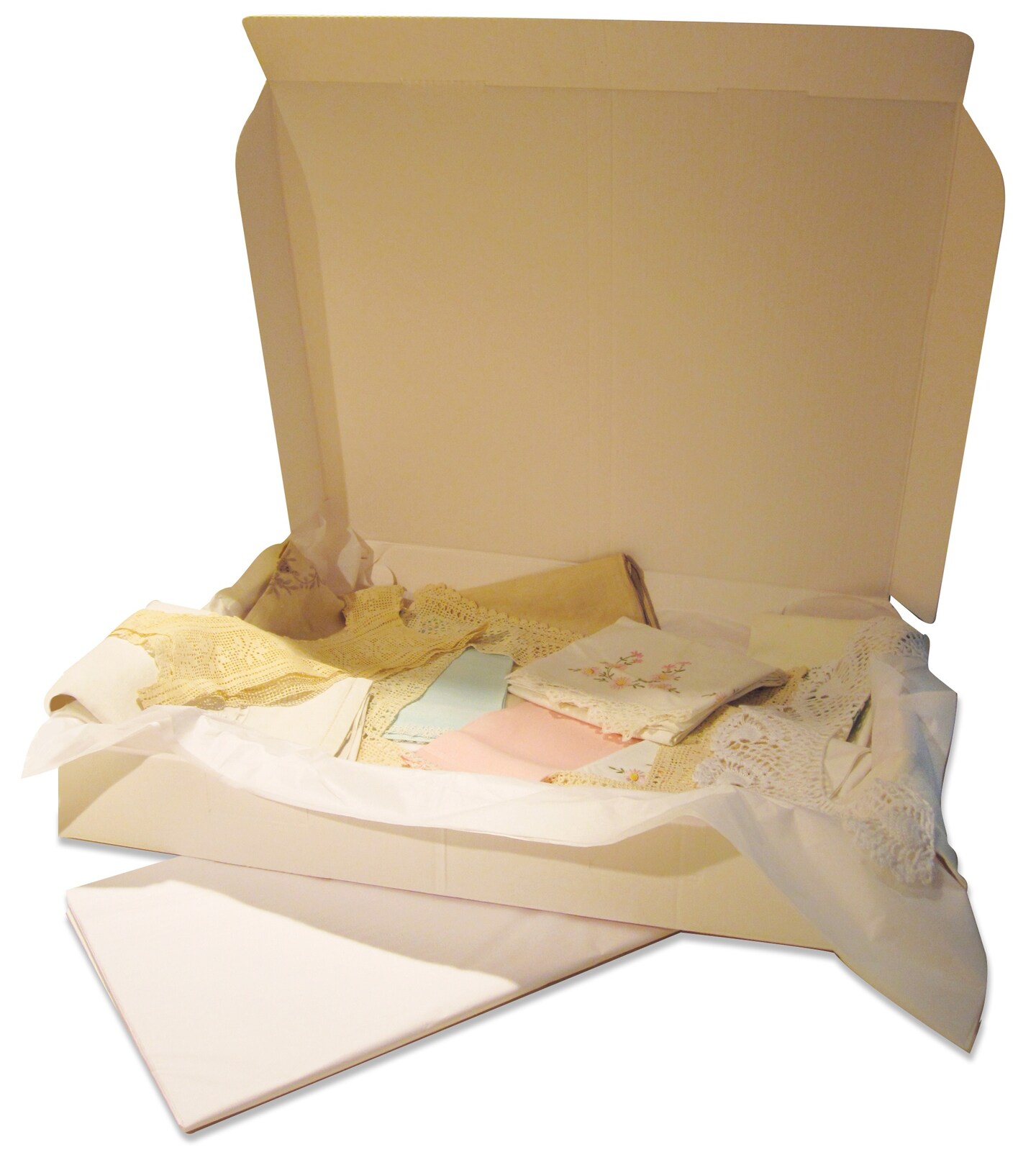 PROP-IT Acid-Free Museum Quality Storage Chest for Textiles-Large Size 6"X18"X30"