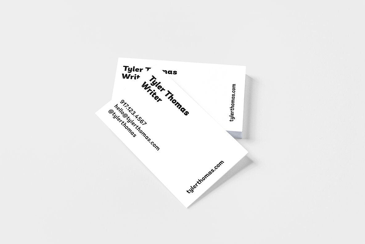Business Card Stamp No. 2, Rubber Stamp,