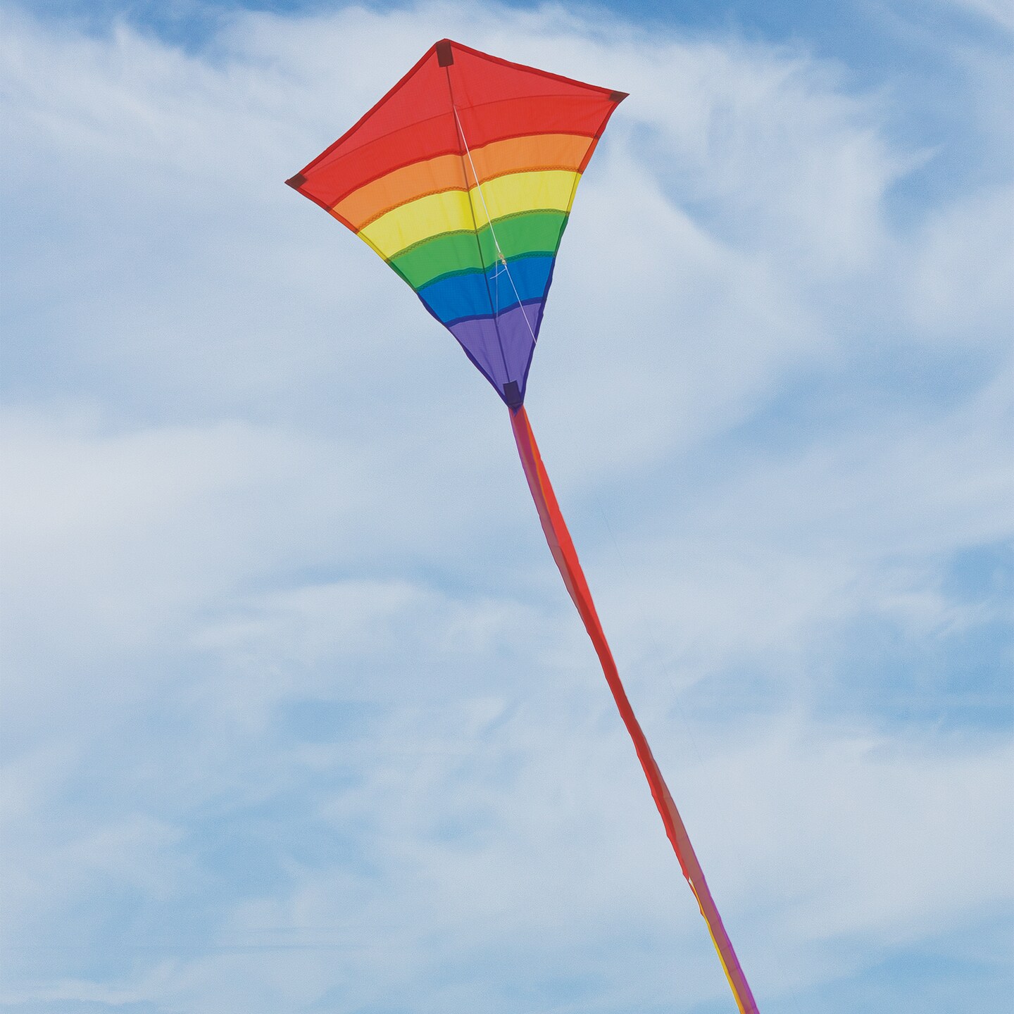 In the Breeze 3300 - Rainbow Arch 27 Inch Diamond Kite - Single Line - Includes Kite Line and Bag