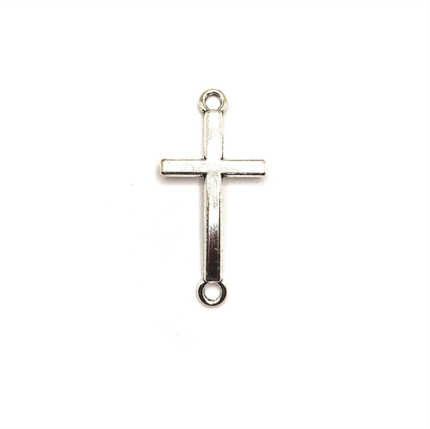 4, 20 or 50 Pieces: Silver Curved Cross Connector Pendant Charms | Michaels