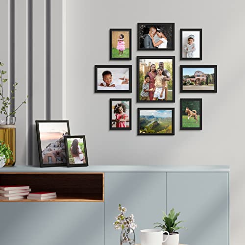 Icon Wood Black Frame Gallery, Set of 7 + Reviews
