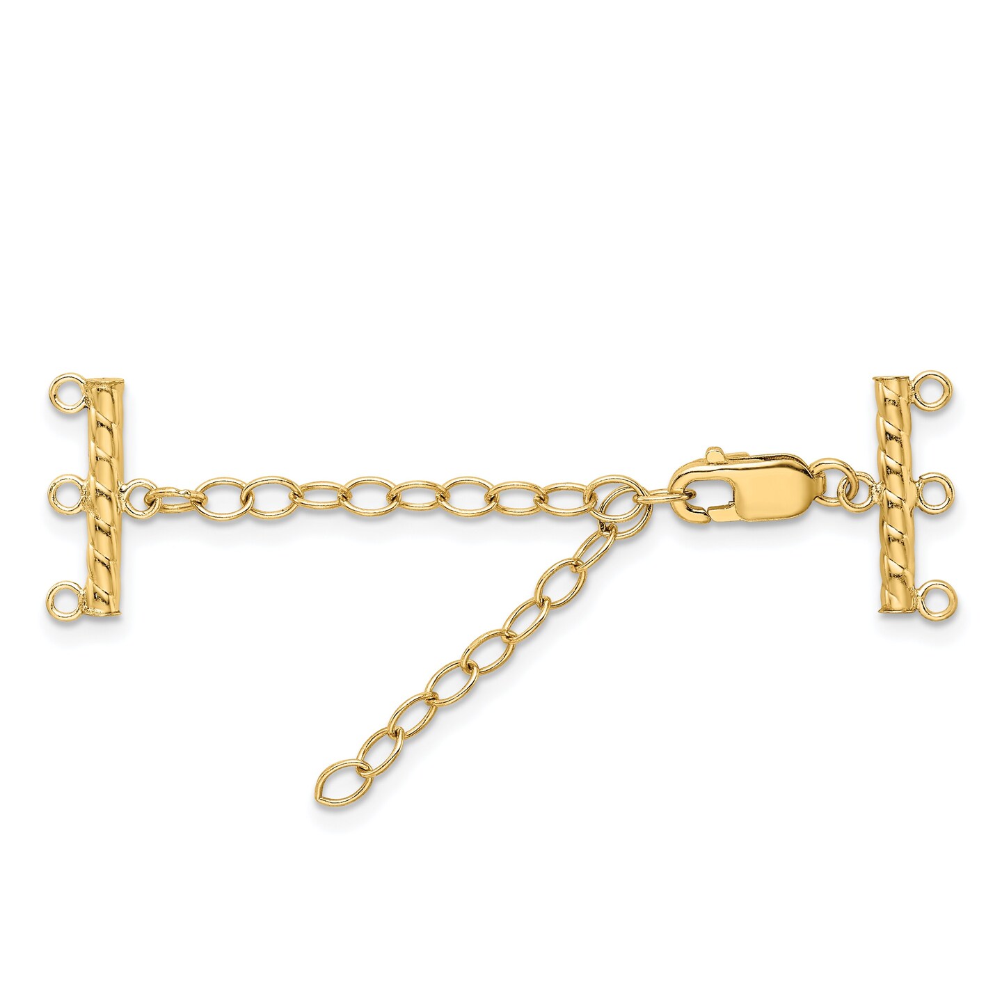 14K Gold Pearl Clasp (1 to 4 Strands)