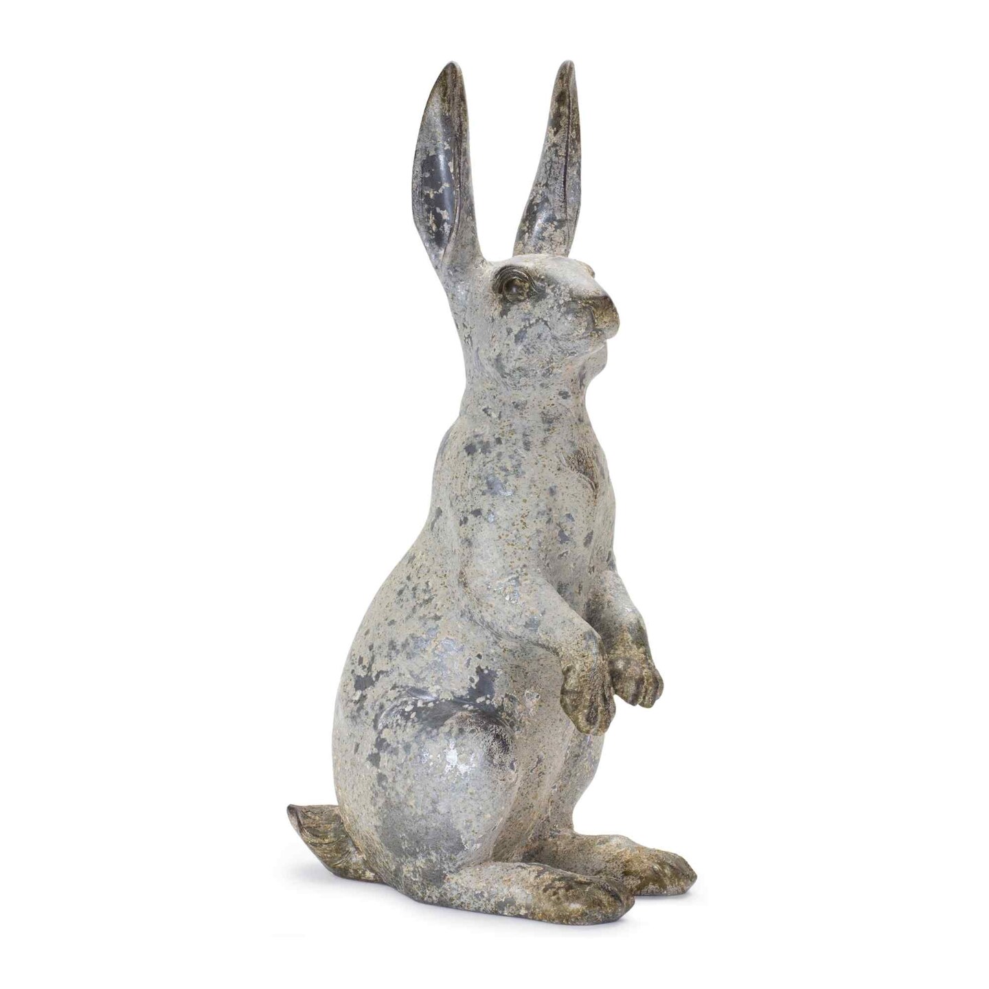 Melrose Weathered Sitting Rabbit Statues - 17