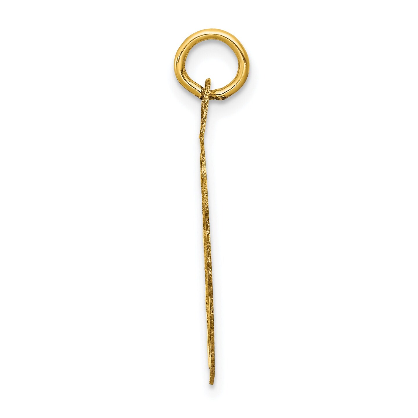14K Yellow Gold Graduation Day Cap & Diploma Charm Jewerly 26mm x 20mm