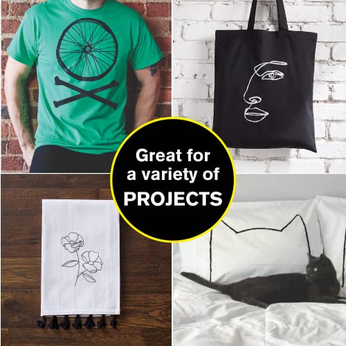 Fabric Screen Printing Ink Starter Set, 6-Colors, 4-Ounce for T-Shirt and Silkscreen Printmaking