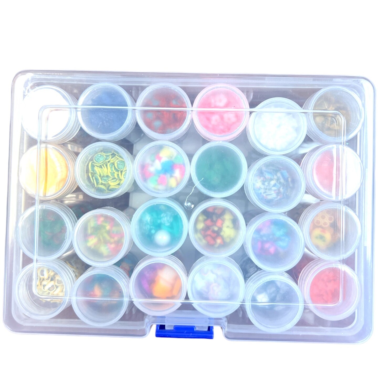 Claynation 24 Clay Kit with FREE Tube Compartment Container Crafting Organizer Box