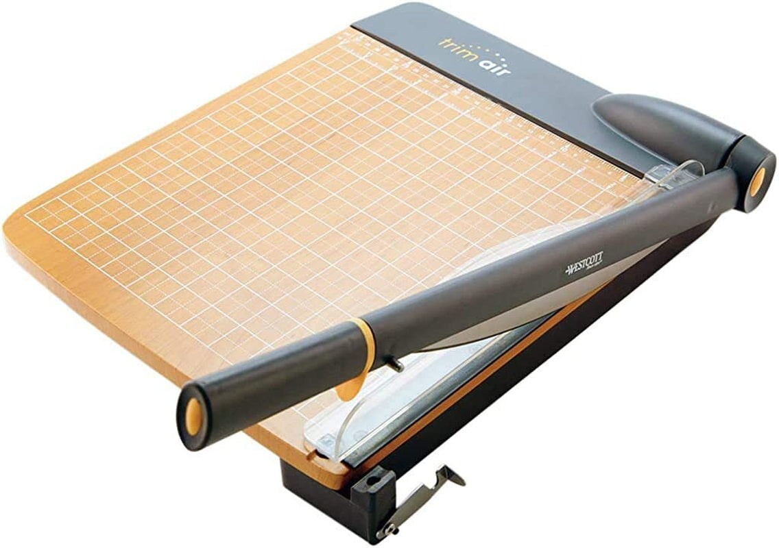Westcott ‎15106 Trimair 12Inch Guillotine Paper Cutter, HeavyDuty