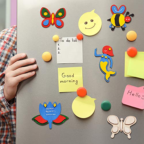 JOYIN Wooden Magnets, Spring Arts &#x26; Crafts for Boys and Girls Ages 4+, Childrens Painting Craft Activities Kit, Craft Toys Gifts for 4, 5, 6, 7, 8, 9, 10, 11 &#x26; 12 Year Old Kids