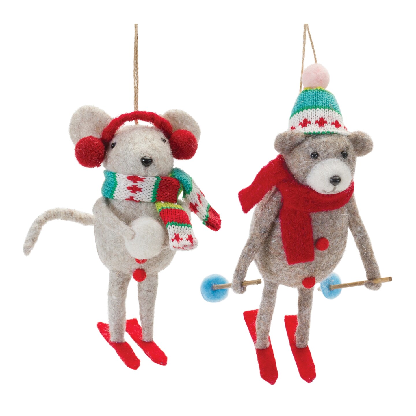 Stuffed animal christmas ornaments deals