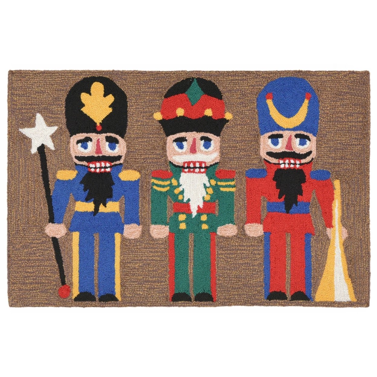 The Rug Department Liora Manne Frontporch Nutcracker Indoor Outdoor Area Rug Multi-Colored