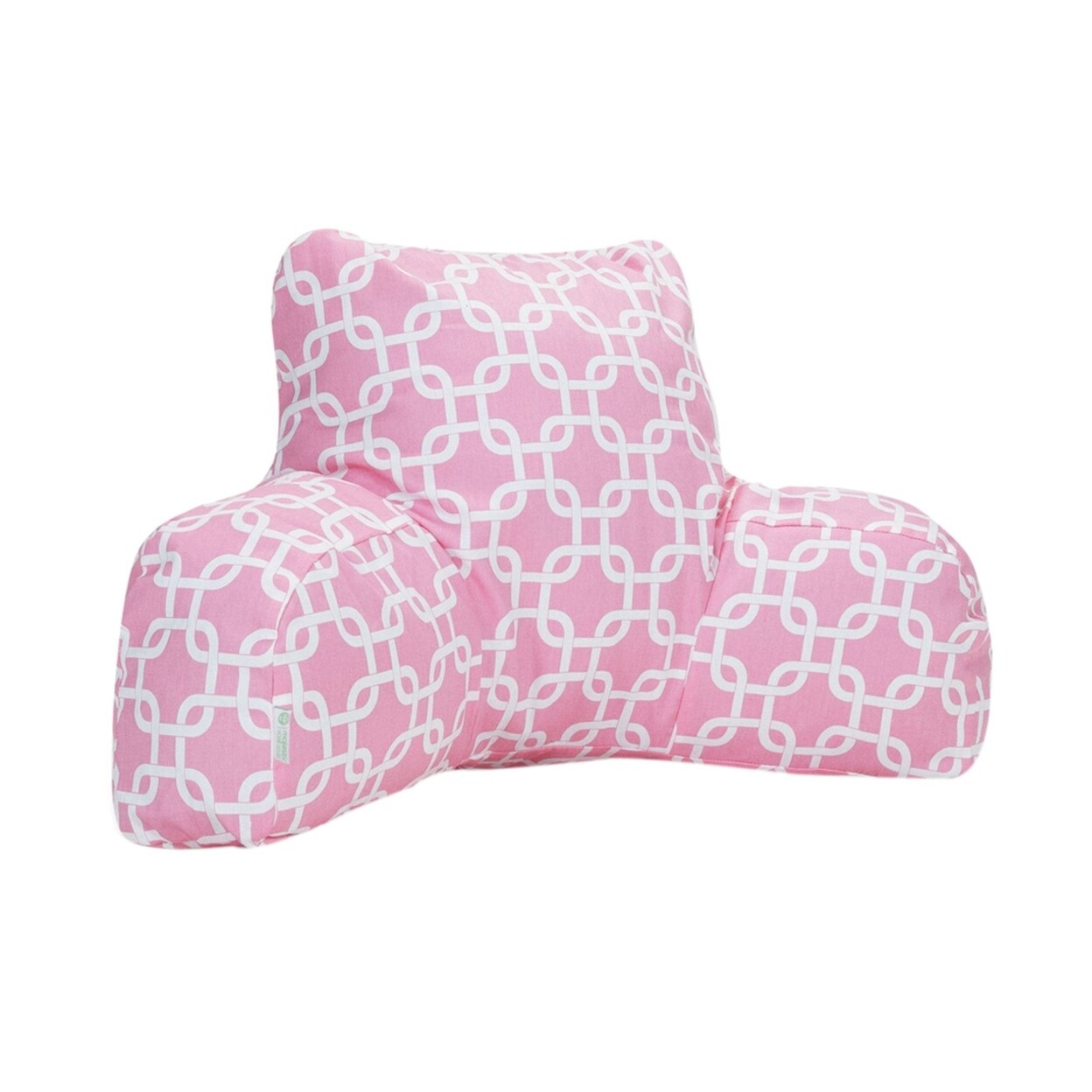 Pink reading outlet pillow