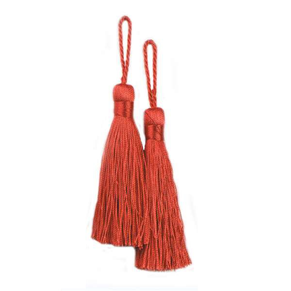 3 1/2&#x22; Fiber Key Tassel Pack of 2