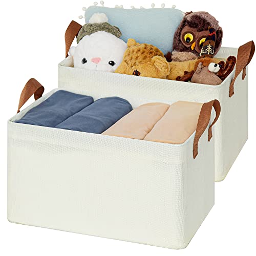GRANNY SAYS Clothing Storage Bins for Closet with Handles